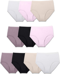Fruit of the Loom Women's Tag Free Cotton Brief Panties (Regular & Plus Size) Apparel & Accessories > Clothing > Underwear & Socks > Underwear Fruit of the Loom Brief - 10 Pack - Body Tones Brief 7