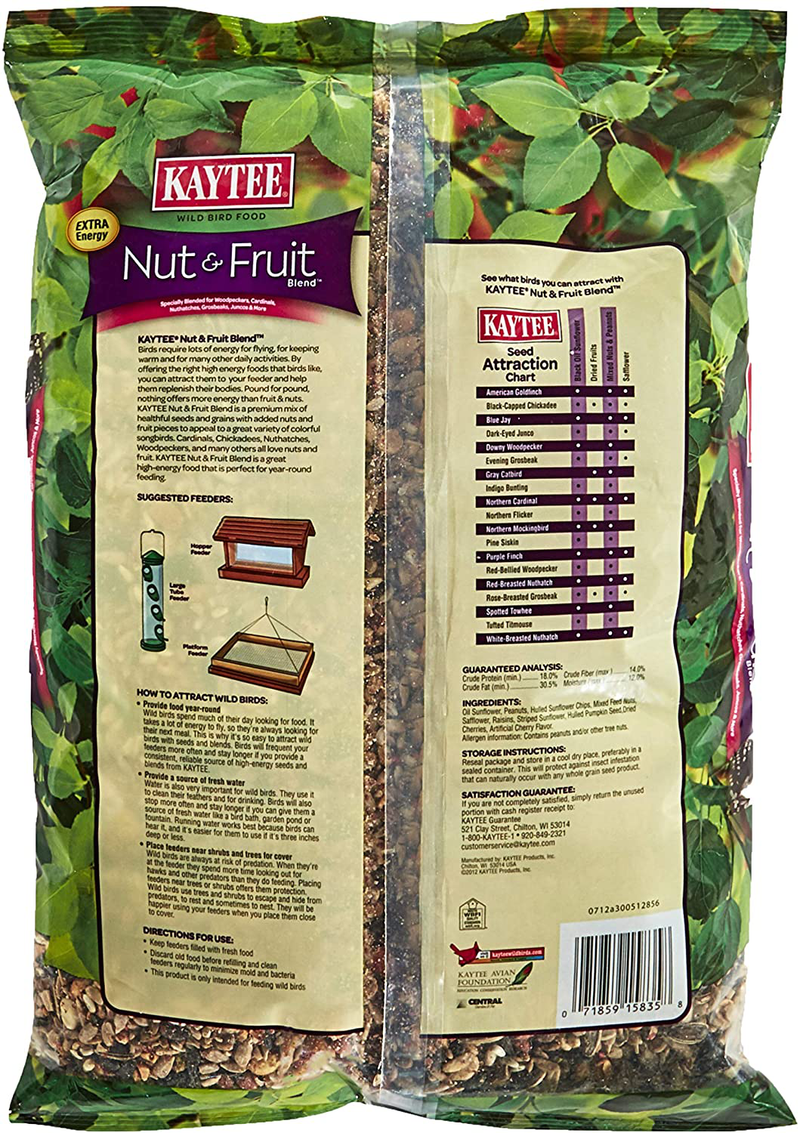 Kaytee Fruit Nut Blend Pet Food, 5 lb Animals & Pet Supplies > Pet Supplies > Bird Supplies > Bird Food Kaytee   