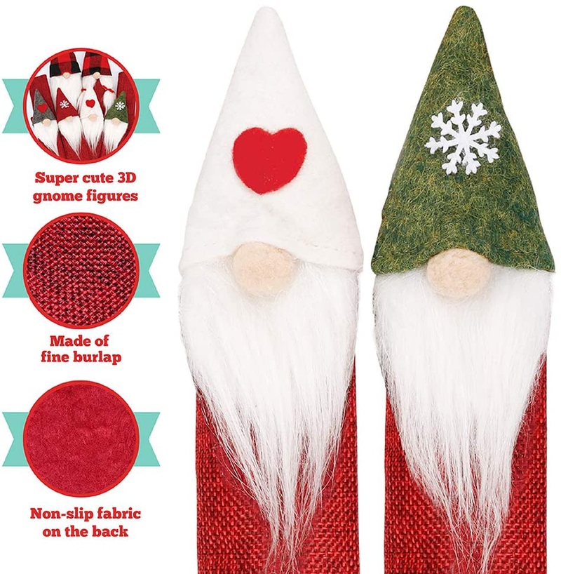 D-FantiX Gnome Christmas Refrigerator Handle Covers Set of 8, Adorable Swedish Tomte Kitchen Appliance Handle Covers Microwave Oven Dishwasher Fridge Door Handle Covers Protector Christmas Decorations Home & Garden > Decor > Seasonal & Holiday Decorations& Garden > Decor > Seasonal & Holiday Decorations D-FantiX   