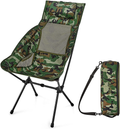 G4Free Folding Camping Chair, High Back Lightweight Camp Chair with Removable Pillow, Side Pocket & Carry Bag, Compact & Heavy Duty 300Lbs for Outdoor, Picnic, Festival, Hiking, Backpacking Sporting Goods > Outdoor Recreation > Camping & Hiking > Camp Furniture G4Free Camo  