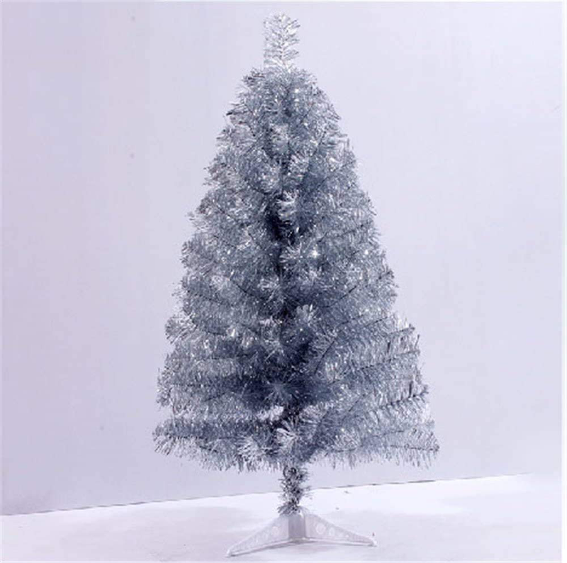 S-SSOY 2 Foot Christmas Trees Artificial Xmas Pine Tree with PVC Leg Stand Base Home Office Holiday Decoration (Black) Home & Garden > Decor > Seasonal & Holiday Decorations > Christmas Tree Stands S-SSOY Silver  