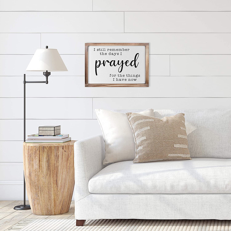 I Still Remember When Sign - Rustic Farmhouse Decor for the Home Sign - Wall Decorations for Living Room, Modern Farmhouse Decor, Rustic Home Decor, Cute Room Decor with Solid Wood Frame - 11x16 Inch
