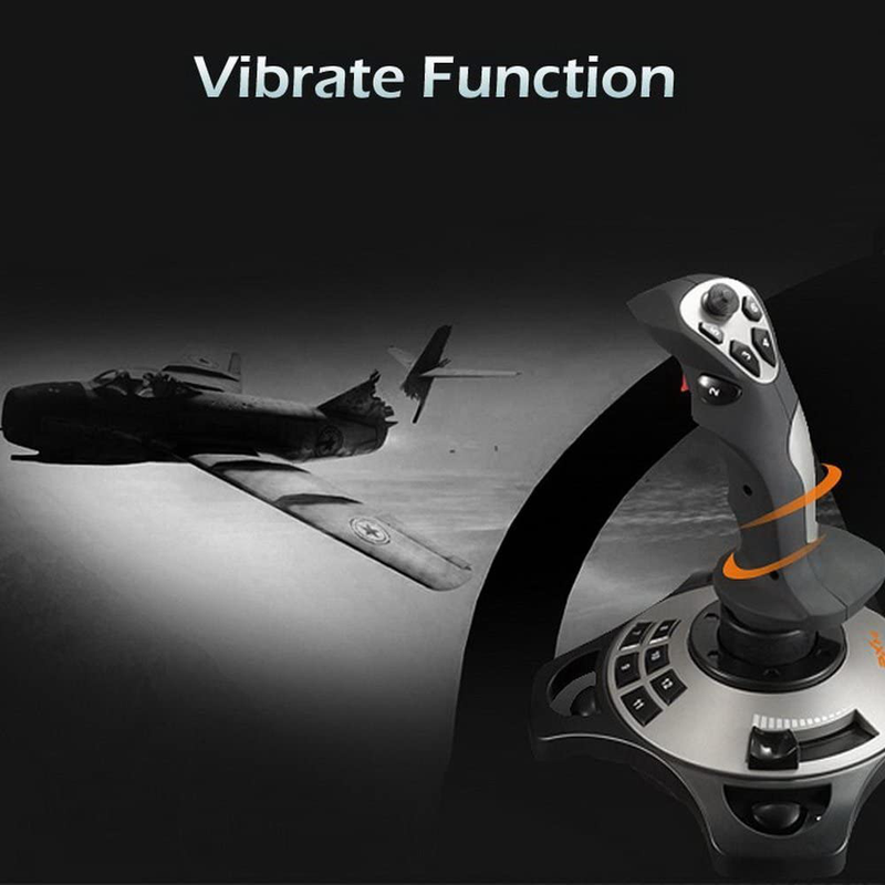 PC Joystick, USB Game Controller with Vibration Function and Throttle Control, PXN 2113 Wired Gamepad Flight Stick for Windows PC/Computer/Laptop Electronics > Electronics Accessories > Computer Components > Input Devices > Game Controllers > Joystick Controllers PXN   