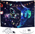 Sosolong Astronaut Tapestry, Galaxy Tapestry Outer Space Tapestry for Boys Bedroom Decor ，Living Room Or Dorm Wall A Hanging Tapestry (PLANET, 59in*51in) Home & Garden > Decor > Artwork > Decorative Tapestries Sosolong PLANET 59in*51in 