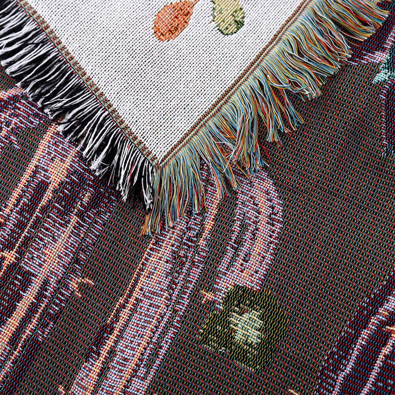 Tapestry Wall Hanging,Handicrafts Tapestry, Jacquard Succulent Tapestry, Multipurpose Soft Travel Mat, Outdoor Shawl Colourful Tassels Wall Cactus Mat 50x60 inch(Cactus) Home & Garden > Decor > Artwork > Decorative Tapestries ANswet   