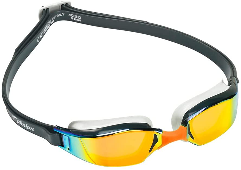 MP Michael Phelps XCEED Swimming Goggles Sporting Goods > Outdoor Recreation > Boating & Water Sports > Swimming > Swim Goggles & Masks MP Michael Phelps Orange Mirrored, Grey & Orange  