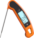 Lavatools Javelin PRO Duo Ambidextrous Backlit Professional Digital Instant Read Meat Thermometer for Kitchen, Food Cooking, Grill, BBQ, Smoker, Candy, Home Brewing, Coffee, and Oil Deep Frying Home & Garden > Kitchen & Dining > Kitchen Tools & Utensils Lavatools Orange  