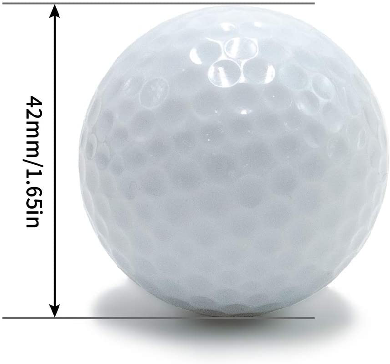 THIODOON Glow Golf Balls Led Golf Balls Glow in The Dark Golf Balls Flashing Golf Ball Light up Long Lasting Bright Night Sports 6 Colors for Your Choice