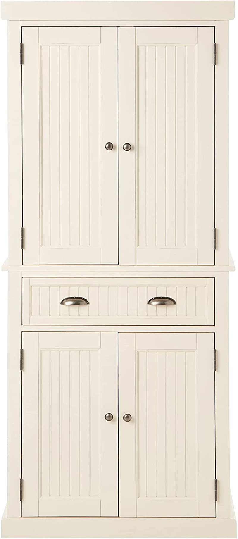 Homestyles Nantucket Pantry, 30", off White