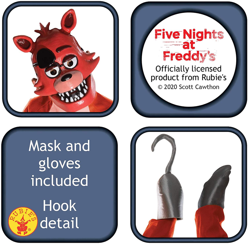 Five Nights Child's Value-Priced at Freddy's Foxy Costume Apparel & Accessories > Costumes & Accessories > Costumes Rubie's   