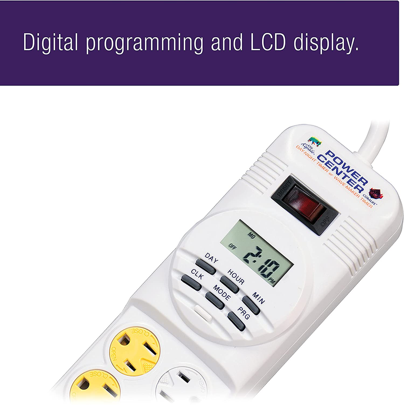 Coralife Digital Power Center 24/7 Digital Timer, Up to 1875 amps Home & Garden > Lighting Accessories > Lighting Timers Coralife   