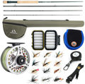 M MAXIMUMCATCH Maxcatch Extreme Fly Fishing Combo Kit 3/5/6/8 Weight, Starter Fly Rod and Reel Outfit, with a Protective Travel Case Sporting Goods > Outdoor Recreation > Fishing > Fishing Rods M MAXIMUMCATCH 8wt 9‘0“ 4pc Rod,7/8 Reel  