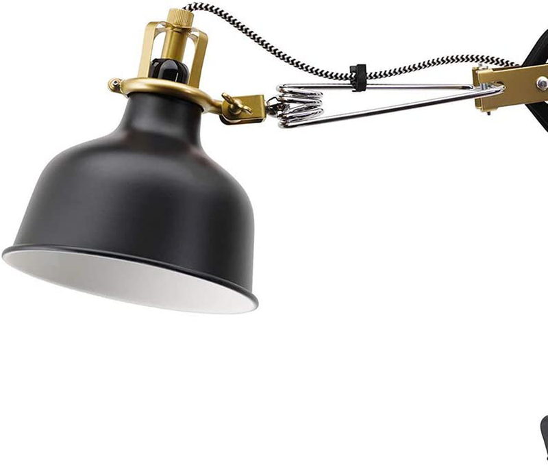 Ikea Clamp Wall Lamp Led (Bulb Included) Black Ranarp Home & Garden > Lighting > Lighting Fixtures > Wall Light Fixtures KOL DEALS   