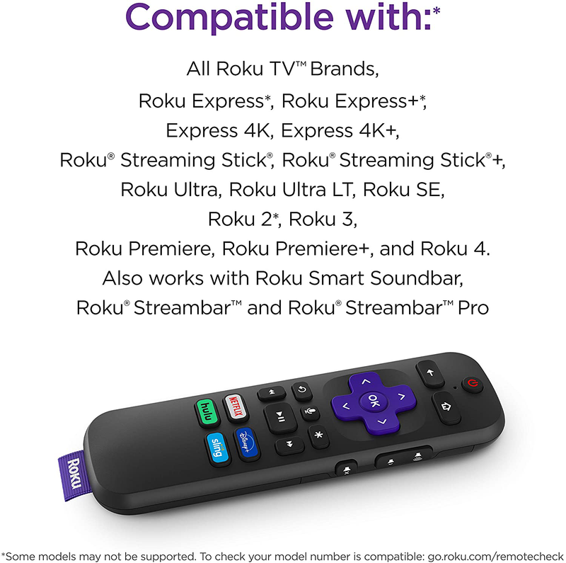 Roku Voice Remote (Official) for Roku Players and Roku TVs Electronics > Electronics Accessories > Remote Controls Roku   