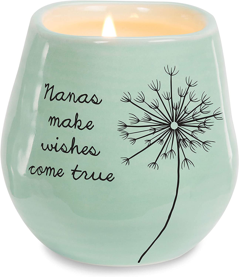 Pavilion Gift Company Nanas Make Wishes Come True Ceramic Soy Candle Home & Garden > Decor > Home Fragrances > Candles Pavilion Gift Company Default Title  