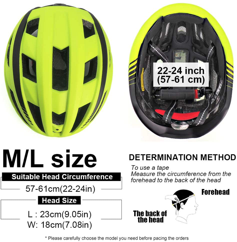 VICTGOAL Bike Helmet for Men Women with Led Light Detachable Magnetic Goggles Removable Sun Visor Mountain & Road Bicycle Helmets Adjustable Size Adult Cycling Helmets Sporting Goods > Outdoor Recreation > Cycling > Cycling Apparel & Accessories > Bicycle Helmets VICTGOAL   
