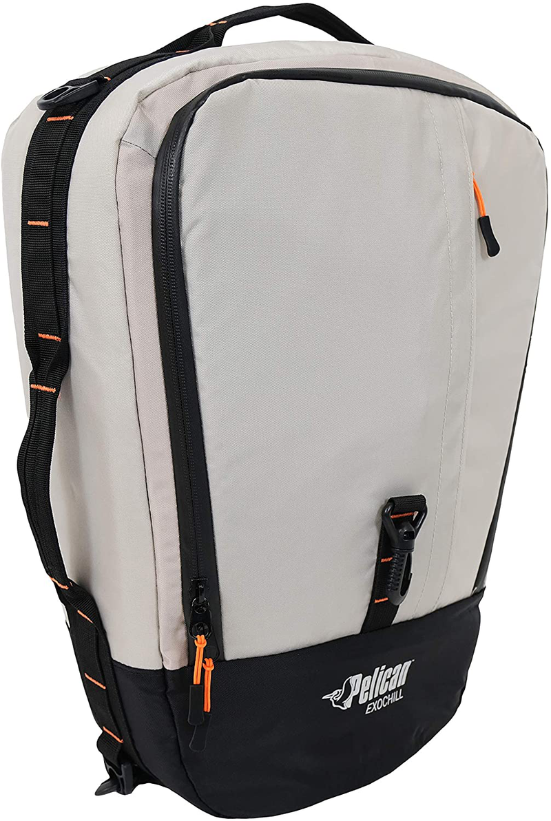 Pelican Sport - ExoChill - Cooler Bag - Fit in Most Tank Wells - Removable Shoulder Strap and Handles On Each Side - More Storage Compartement - PS3012-00, Black/Grey, 18.701 in Sporting Goods > Outdoor Recreation > Winter Sports & Activities Pelican Default Title  