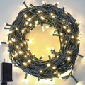 Extendable Super-Long 95FT 240 LED Christmas String Lights Outdoor/Indoor, Green Wire Christmas Tree Lights Plug in String Lights for Xmas Decorations Party Wedding Garden (Warm White) Home & Garden > Decor > Seasonal & Holiday Decorations& Garden > Decor > Seasonal & Holiday Decorations YIQU Warm White  