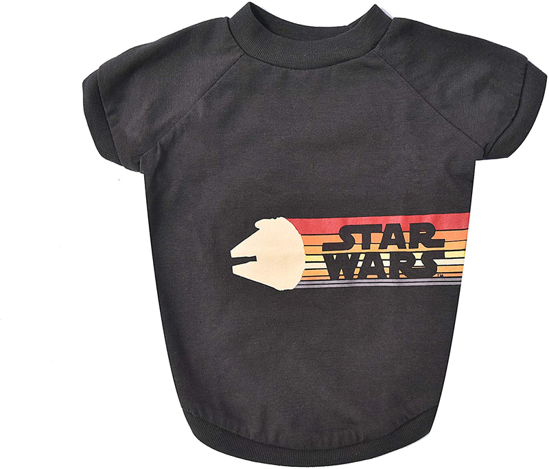 Star Wars for Pets Retro Logo Dog Tee - Star Wars Dog Shirts for All Sized Dogs - Soft Cute and Comfortable Dog Clothing and Apparel - Star Wars Dog Shirt, Star Wars Pets, Dog Shirt Star Wars Animals & Pet Supplies > Pet Supplies > Cat Supplies > Cat Apparel Marvel X-Large  
