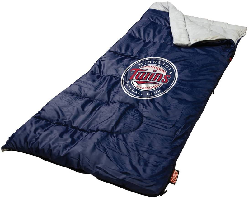 MLB Sleeping Bag Youth Sporting Goods > Outdoor Recreation > Camping & Hiking > Sleeping Bags Coleman Minnesota Twins  