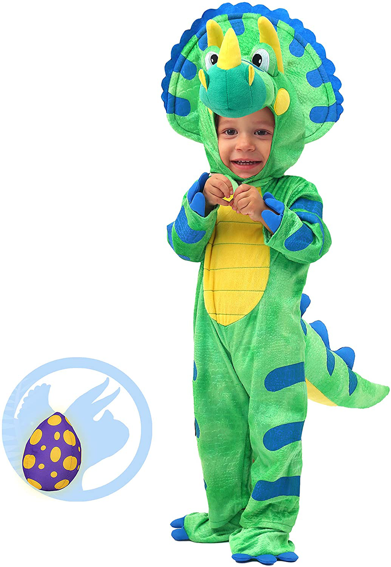 Spooktacular Creations Baby Triceratops Dinosaur Costume Set for Halloween Party Apparel & Accessories > Costumes & Accessories > Costumes Spooktacular Creations 18-24 Months  
