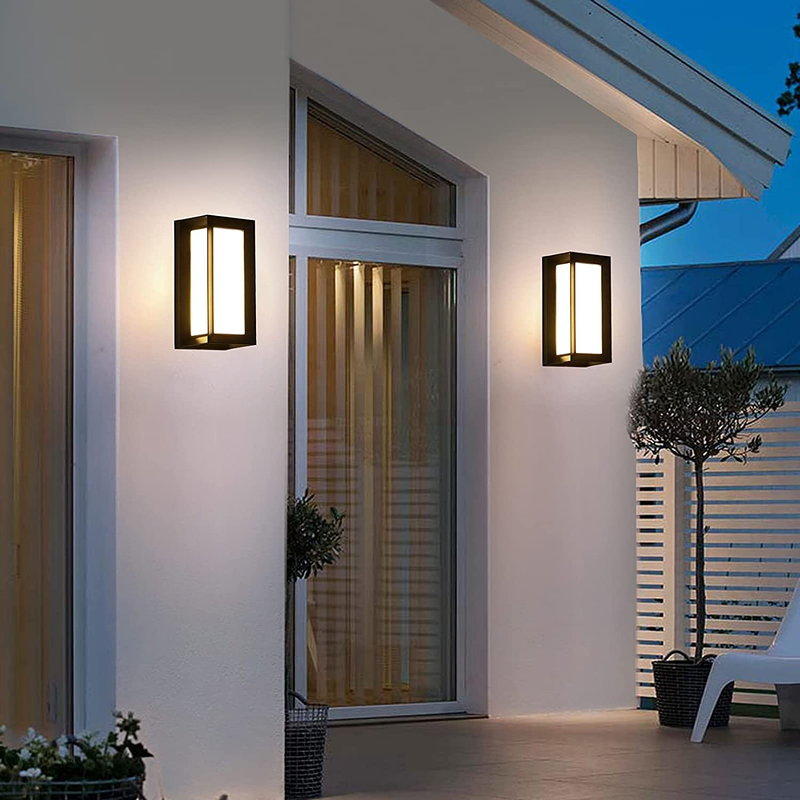 Outdoor Wall Light Modern Porch Wall Lamp 18W LED Wall Sconce Exterior Wall Mount Wall Lights Suitable for Indoor and Outdoor Decoration Lighting(3000K) Home & Garden > Lighting > Lighting Fixtures > Wall Light Fixtures KOL DEALS   