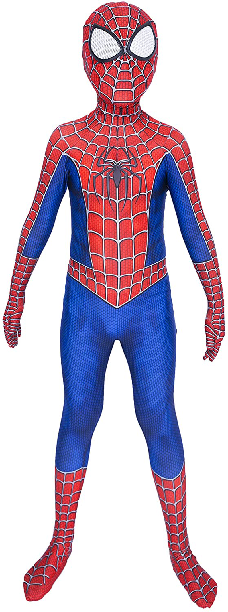 Riekinc Kids Superhero Suits Halloween Cosplay Costumes 3D Style Apparel & Accessories > Costumes & Accessories > Costumes Riekinc Lm Kids-S(Height:43-46Inch) 