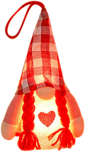 Valentines Day Gnome LED Lights, Glowing Dwarf Doll Plush Pendant Handmade Valentine'S Lights Toy Gifts Light up Valentine'S Day Pendant Home Office Table Decoration (A) Home & Garden > Lighting > Lighting Fixtures Eme-rald #01  
