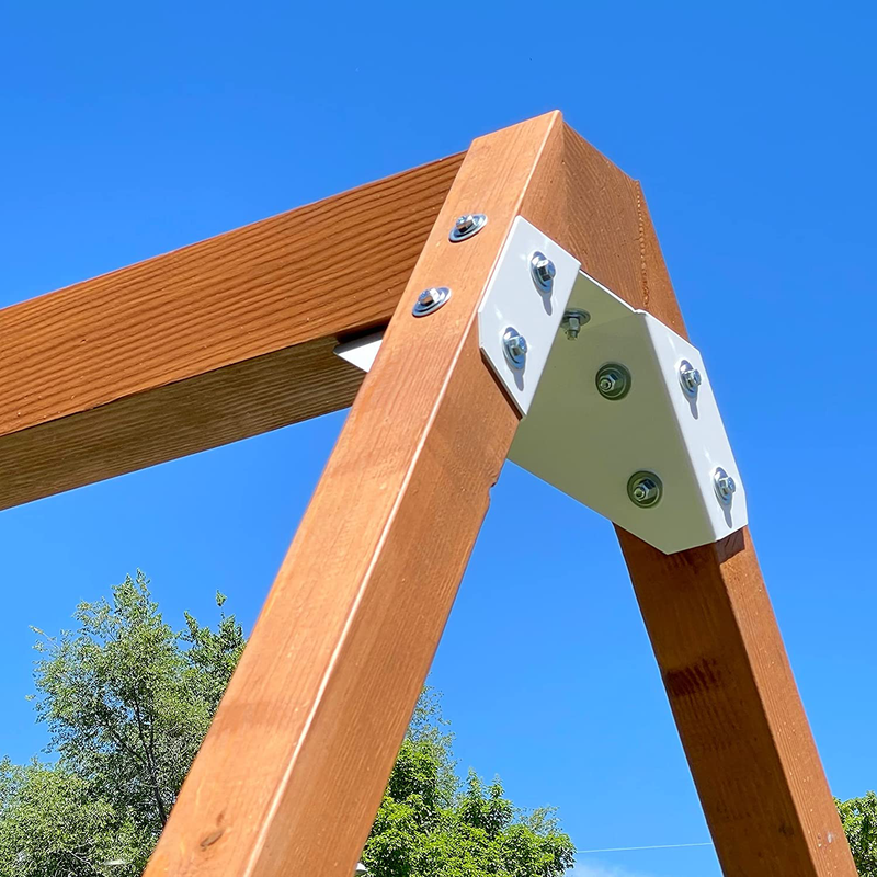 ECLIPSE SWING Bracket - Use Any Size Lumber - ONE Bracket for Swing Set A-Frame (Wonderful White) Home & Garden > Lawn & Garden > Outdoor Living > Porch Swings Eclipse Swing   