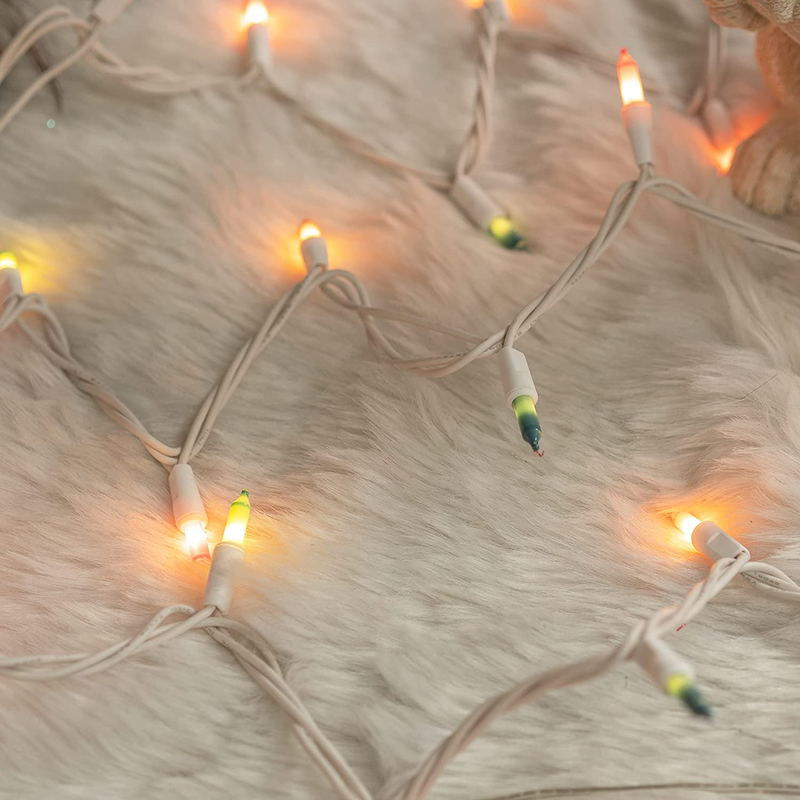 Dazzle Bright Easter Mini String Lights, 20FT 100 Incandescent Green Wire Fairy Lights with UL Certified Easter Decorations for Indoor Outdoor Yard Party Patio Home Decor Multi-Colored (White Wire, 1) Home & Garden > Decor > Seasonal & Holiday Decorations Dazzle Bright   