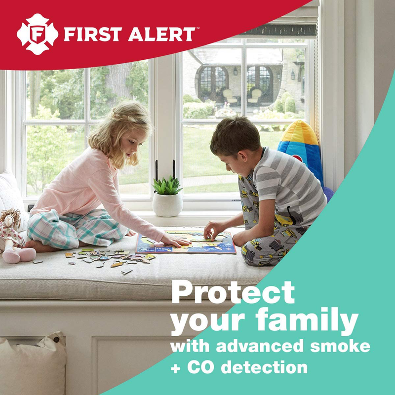 First Alert SCO5CN Combination Smoke and Carbon Monoxide Detector, Battery Operated