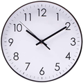 OYEALEX Silent Wall Clock, 10-Inch Silent Non Ticking Quartz Battery Operated Round Easy to Read School Classroom/Home/Office Clock (Green) Home & Garden > Decor > Clocks > Wall Clocks OYEALEX White  