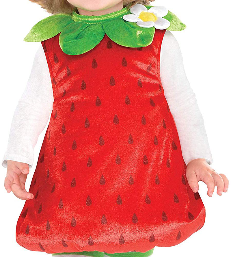 Strawberry Baby Costume | 12-24 mos. | 3 Pcs. Apparel & Accessories > Costumes & Accessories > Costumes SUIT YOURSELF   