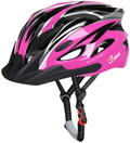 JBM Adult Cycling Bike Helmet for Men Women (18 Colors) Black/Red/Blue/Pink/Silver Adjustable Lightweight Helmet with Reflective Stripe and Removal Sporting Goods > Outdoor Recreation > Cycling > Cycling Apparel & Accessories > Bicycle Helmets JBM international Pink & Black Adult 