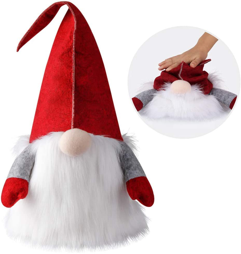 D-FantiX Gnome Christmas Tree Topper, 25 Inch Large Swedish Tomte Gnome Christmas Ornaments Santa Gnomes Plush Scandinavian Christmas Decorations Holiday Home Décor Red… Home & Garden > Decor > Seasonal & Holiday Decorations& Garden > Decor > Seasonal & Holiday Decorations D-FantiX   