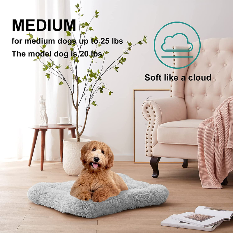 METCHIC Dog Crate Beds Small Dogs, Calming Dog Beds Crate Pads, Dog Crate Mats Machine Washable Animals & Pet Supplies > Pet Supplies > Dog Supplies > Dog Beds METCHIC   