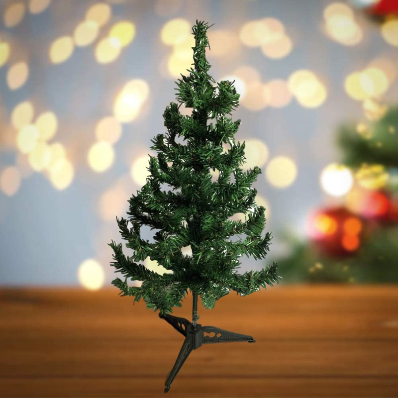 Christmas Tree - Artificial Christmas Tree with Stand - Green Pine Tabletop Tree - Approx. 2 Feet High Home & Garden > Decor > Seasonal & Holiday Decorations > Christmas Tree Stands BANBERRY DESIGNS Default Title  