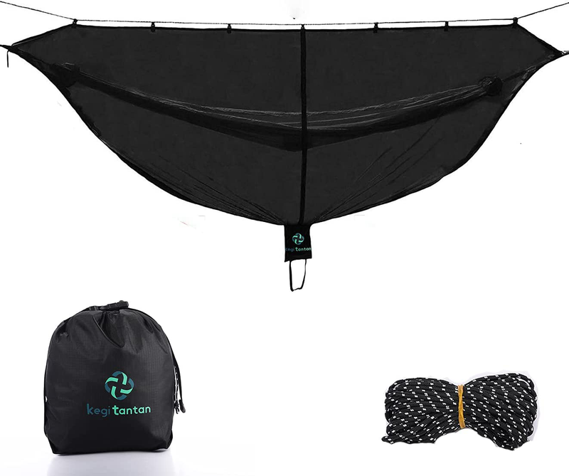 Hammock Net Bug - The Snugnet Large Mosquito Netting Compatible with All Outdoor Camping Hammock Brands - Portable Anti-Insect Mesh Fits Single and Double Hammocks - Protector from All Bugs