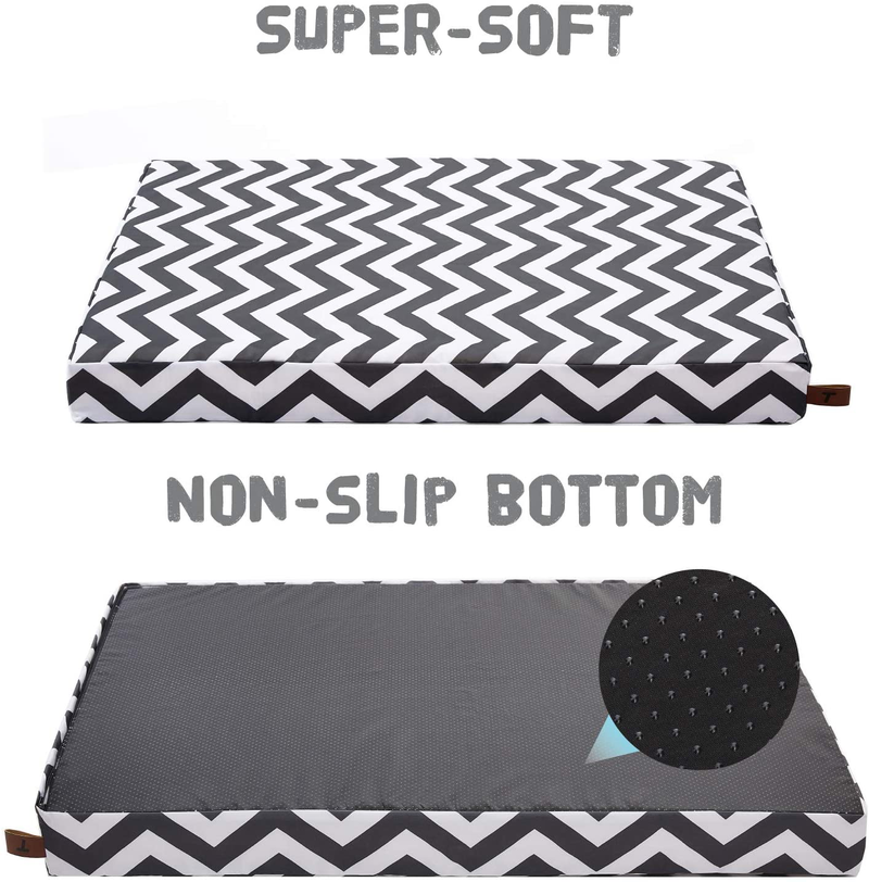 Tempcore Large Dog Bed (M/L/XL) for Small, Medium, Large Dogs up to 50/80/110Lbs -Waterproof Dog Bed with Removable Washable Cover - Orthopedic Egg Crate Foam Water Resistant Pet Mat