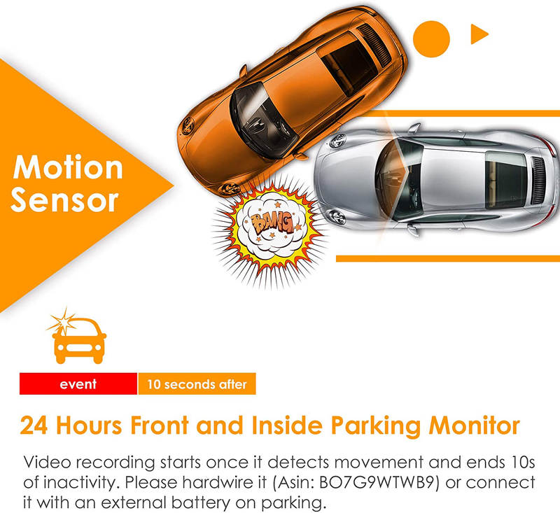 Vantrue N2 Pro Uber Dual 1080P Dash Cam, 2.5K 1440P Dash Cam, Front and Inside Accident Car Dash Camera with Infrared Night Vision, 24hr Motion Detection Parking Mode, G-Sensor, Support 256GB max Vehicles & Parts > Vehicle Parts & Accessories > Motor Vehicle Electronics VANTRUE   