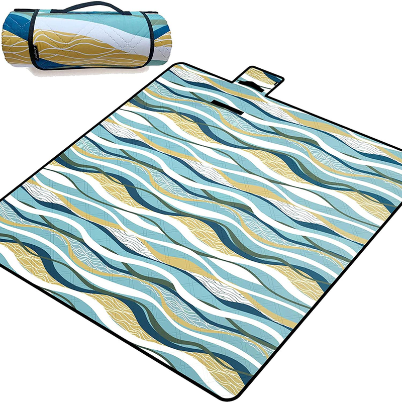 Extra-Large Picnic Blanket Outdoor Waterproof Camping Mat, Cute Beach Blankets Padded and Oversized (79 Inch x 79 Inch) Lawn Blanket, Foldable and Portable Picnic Accessories by Magimate Home & Garden > Lawn & Garden > Outdoor Living > Outdoor Blankets > Picnic Blankets Magimate Default Title  