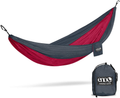 ENO, Eagles Nest Outfitters DoubleNest Lightweight Camping Hammock, 1 to 2 Person, Seafoam/Grey Home & Garden > Lawn & Garden > Outdoor Living > Hammocks ENO Charcoal/Maroon Standard Packaging 