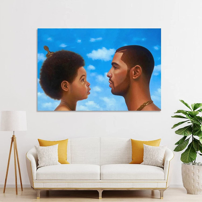 FEILEI Rapper Drake Nothing Was the Same Poster HD Canvas Prints Wall Art Room Aesthetics Decor 12X18Inch(30X45Cm) Home & Garden > Decor > Artwork > Posters, Prints, & Visual Artwork FEILEI   