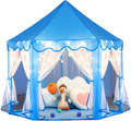Sumbababy Princess Castle Tent for Girls Fairy Play Tents for Kids Hexagon Playhouse with Fairy Star Lights Toys for Children or Toddlers Indoor or Outdoor Games (Pink) Sporting Goods > Outdoor Recreation > Camping & Hiking > Tent Accessories Sumbababy Blue Princess Tent  