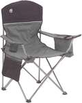 Coleman Camping Chair with Built-In 4 Can Cooler Sporting Goods > Outdoor Recreation > Camping & Hiking > Camp Furniture Coleman Grey/Black  
