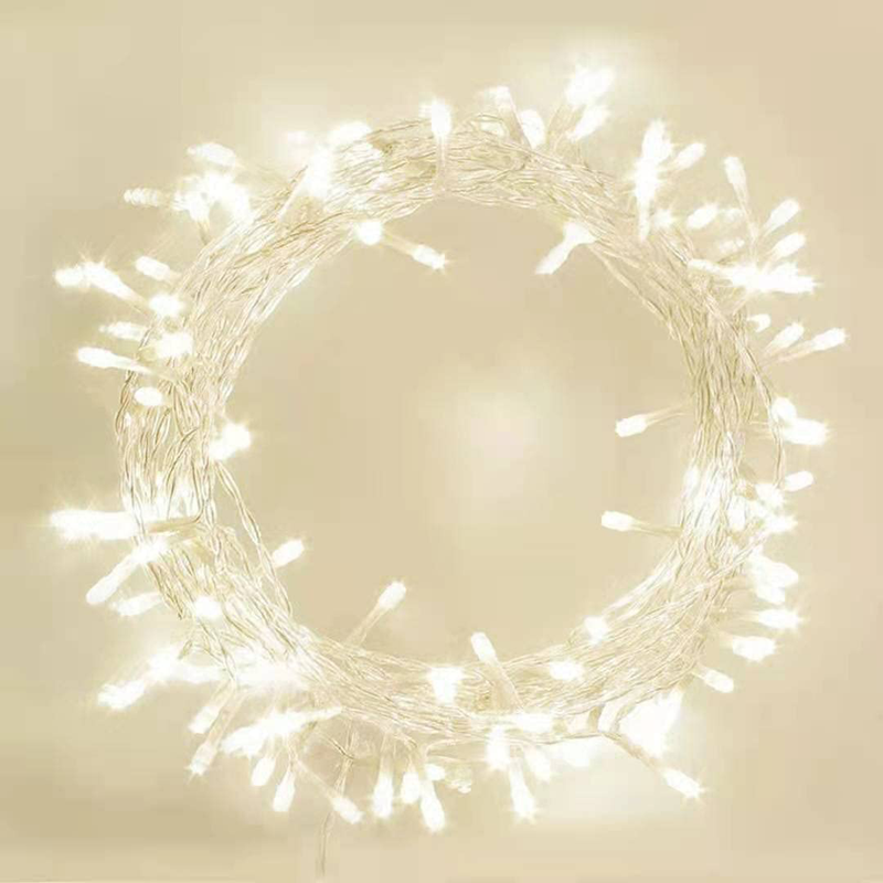 LIOPEED 42ft 120 LED Battery Operated String Lights with Timer, IP65 Waterproof Outdoor Fairy Light 8 Modes for Bedroom,Garden,Party,Xmas Tree Indoor Outdoor Decorations,Warm White Home & Garden > Decor > Seasonal & Holiday Decorations& Garden > Decor > Seasonal & Holiday Decorations LIOPEED   