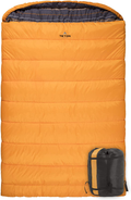 TETON Sports Mammoth Queen-Size Double Sleeping Bag; Warm and Comfortable for Family Camping Sporting Goods > Outdoor Recreation > Camping & Hiking > Sleeping Bags TETON Sports Orange Taffeta 0 Degrees Fahrenheit 