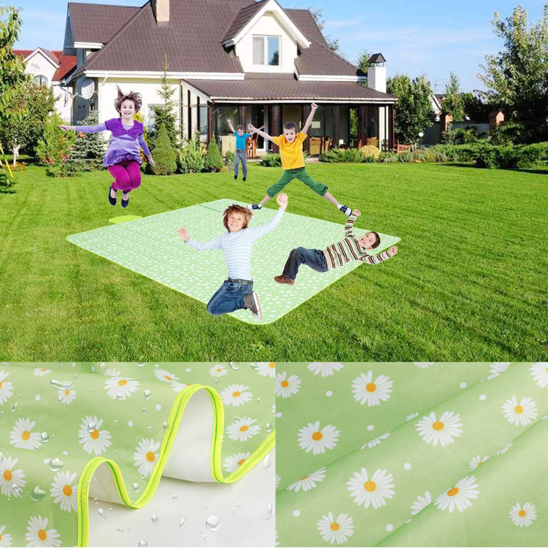 Picnic Blanket, Waterproof & Sand-Free Beach Blanket, Extra Large Outdoor Mat for 4-6 Adults' Picnics, Hiking & Camping Home & Garden > Lawn & Garden > Outdoor Living > Outdoor Blankets > Picnic Blankets FUMISO   