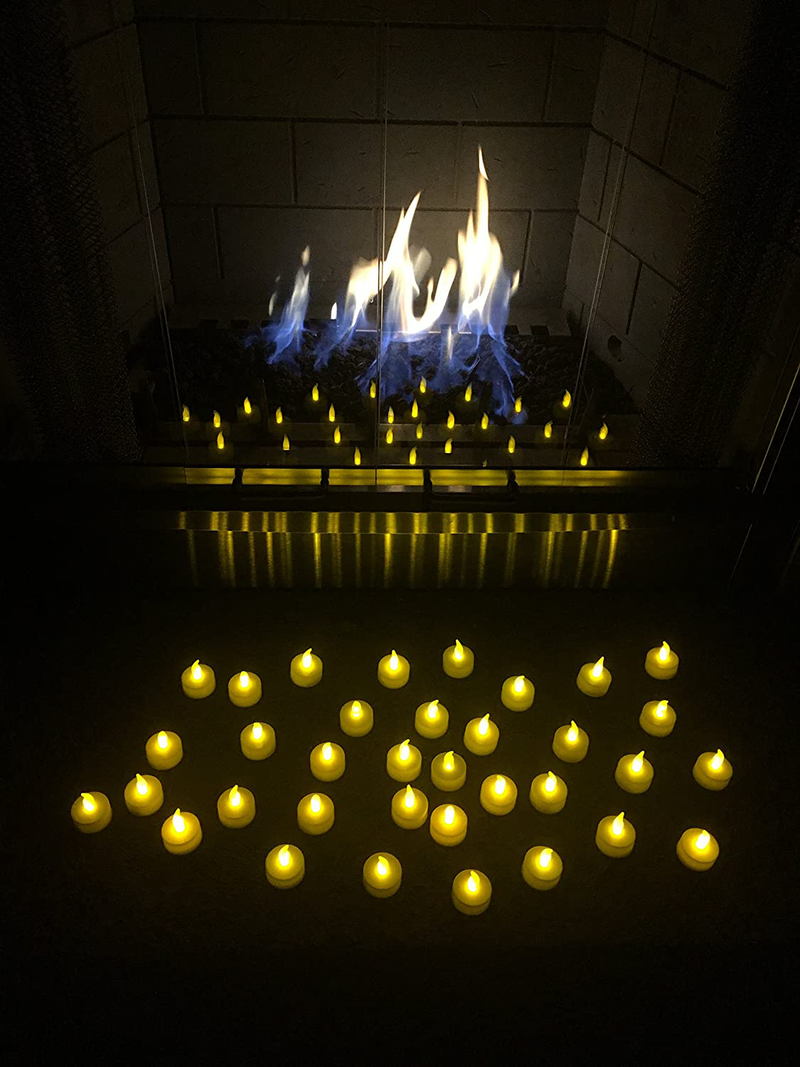 Flameless LED Tea Light Candles, 36 PK Vivii Battery-Powered Unscented LED Tealight Candles, Fake Candles, Tealights (36 Pack) Home & Garden > Decor > Home Fragrances > Candles Vivii   