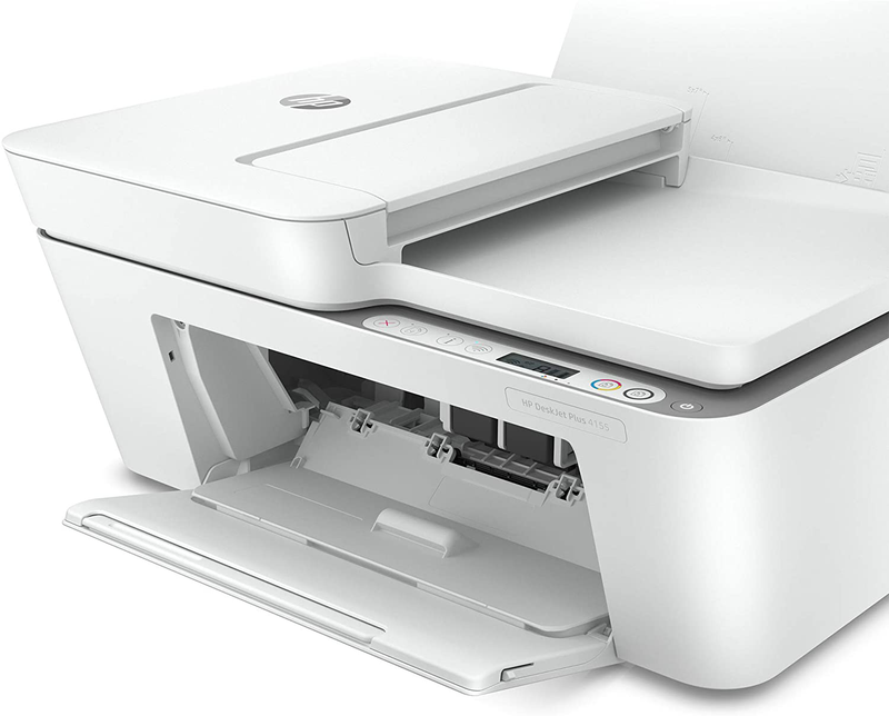 HP DeskJet Plus 4155 Wireless All-in-One Printer, Mobile Print, Scan & Copy, HP Instant Ink Ready, Auto Document Feeder, Works with Alexa (3XV13A) Electronics > Print, Copy, Scan & Fax > Printers, Copiers & Fax Machines HP   